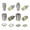 7.5/9.5/11mm Fivela Perolada de Cinco Garras Molde Manual para Prensagem Botão de Pressão Oco Ferramenta de Instalação de Máquina de Prensagem Manual