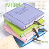Planificador Diario Portátil Mini Cuaderno de Bolsillo Cuadrado de Alto Valor con Ranura para Bolígrafo Libro de Horarios
