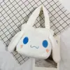 Bolsa pequeña linda 2023 nueva conejo rosa peludo de dibujos animados bolso de hombro estilo coreano niña bolsa de almuerzo portátil