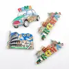 Ímãs de Geladeira de Resina Feitos Sob Medida a Partir de Imagem Impressão Multicor Padrões Claros Turismo Criativo Logo Cultural e Criativo Impressão Lembranças