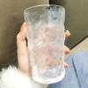 Nuevo patrón de cascada glaciar Vaso Glaciar vidrio al por mayor red popular creativo vidrio grueso alto valor de color vaso corteza
