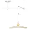 Lámpara Colgante Estilo Crema Espectro Completo Ovni Restaurante Francés Modelo Nuevo 2026 Lámpara Mesa Comedor Minimalista Moderno Retro Luz Móvil