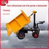 Caminhão basculante elétrico canteiro de obras caminhão caçamba de cinzas carregamento de esterco manuseio de carga veículo de transporte