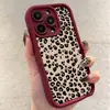 Funda para Teléfono Móvil Apple 16Promax Estampado de Leopardo Manchado 11/13 Anticaída 12/15 Todo Incluido 14/16 Nuevo Xs/Xr Suave