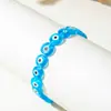 Accesorios Pulsera de Ojo del Diablo Bohemia con Cuentas Pulsera Elástica Personalizada Ojo Pulsera de Buena Suerte de Año Nuevo al por Mayor