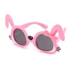 Nuevas gafas de sol de conejito súper lindas para niñas estilo western dibujos animados gafas de sol para niños gafas de sol lindas para fotos de bebé