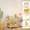 Carrito de Almacenamiento de Dopamina Estante para Snacks Estante de Almacenamiento Almacenamiento Doméstico Sala de Estar Almacenamiento Móvil Multicapa Baño
