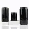 Frasco Preto de Vidro para Creme Produto para Cuidados com a Saúde Frasco Grande de Creme 250ml Frasco de Porcelana Preta Frasco de Cânhamo Frasco Violeta