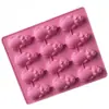 Molde de Silicona de Grado Alimenticio para Chocolate con Cerdo de 12 Piezas para Cubitos de Hielo, Molde Reutilizable de Resina DIY, Squishy