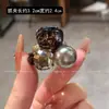 Accesorios Elegantes de Perlas Cuadradas de Diamante Pequeños para Agarrar el Cabello para Mujer, Exquisitos, de Moda, Pinza Lateral para Flequillo, Nuevo Adorno para la Cabeza de Princesa