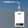 Tubo de escape de acero inoxidable de 70 mm de diámetro, tubo de escape de calentador de agua a gas, codo de chimenea, conducto de tubería alargada de acero inoxidable