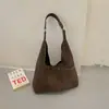 Bolso de axila grande de estilo retro clásico para mujer, nuevo estilo 2026, adecuado para ir al trabajo y uso casual, bolsa de mano de gran capacidad