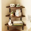 Estante de Pared, Estante Triangular, Estante de Almacenamiento Encima del Escritorio, Organizador para Libros y Papelería, Solución para Ahorrar Espacio