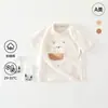 Liquidação - Roupas Infantis, Camisetas de Manga Curta para Crianças, Roupas de Verão para Meninas e Meninos, Bodies de Algodão Classe A para Bebês com Botões nos Ombros para Usar por Cima