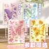 Cuaderno Animal Mariposa Tamaño Bolsillo A7, Cuaderno Pequeño de Hojas Sueltas, Alto Valor Estético, Mini Cuaderno Minimalista Estilo Ins