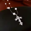 Collar Colgante de Calabaza Bañado en Oro Real de 18 Quilates Nuevo Estilo Chino Lujo Ligero Versátil Cadena para Suéter Personalizado Moda Temperamento Collar