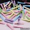 Pinza de Pato Color Mate Pinza para el Cabello de Niña Pasador Pinza para Flequillo Pinza Lateral Pegamento de Crema DIY Adorno para el Cabello Hecho a Mano