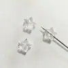 Cadena para teléfono móvil, llavero con cuentas, transparente, colorido, con forma de estrella de cinco puntas y agujeros rectos, ideal para hacer tú mismo