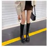 Botas Femininas Sazonais Primeiro Encontro, Novo Estilo Outono/Inverno 2026, Zíper Lateral Emagrecedoras Botas de Cavaleiro, Botas Longas, Botas de Motocicleta de Cano Alto