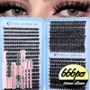 640Pcs Paquete Mixto de Pestañas Postizas 30D+40D+50D, Naturalmente Gruesas y Rizadas, Amazon Temu
