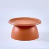 Mesa de centro redonda moderna simple mesa auxiliar de sofá celebridad de internet ins personalizada para el hogar sala de estar balcón exterior mesa de centro simple