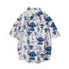 Camisa de manga corta con estampado de dibujos animados para mujer, talla europea, de Amazon, eBay y comercio exterior.