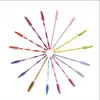 Cepillo de Pestañas de Nylon de Dos Tonos Personalizado Desechable Peine de Pestañas Colorido Pincel de Maquillaje Pincel de Pestañas con Mango Colorido