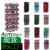 Bolas de Plástico Galvanizado 4cm Adornos de Bola Navideña Suministros Navideños Bolas Decorativas Coloridas Caja de Set para Árbol de Navidad Venta al por Mayor