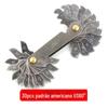 Calibre de fio de aço inoxidável do calibre do dente calibre da linha do molde 60 E.U. 30PCs calibre padrão US60 da linha do calibre US60