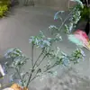 Ramo de Espuma de Lavanda Artificial de 7 Ramas para Boda y Decoración del Hogar, Follaje Artificial de Plástico para Proyectos, Flores Transfronterizas