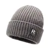 Gorro para Hombre Invierno Terciopelo Engrosado Cálido Gorro Exterior Ciclismo Resistente al Frío Gorro Tejido Transfronterizo Gorro Frío Gorro de Lana Peludo