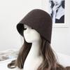Chapéu de Pescador de Lã Design Japonês Retro Chapéu Cloche Chapéu de Pescador Feminino Outono e Inverno Chapéu de Mendigo Estilo Retro
