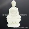 Figuras de Guanyin y Buda Tathagata de Resina de Imitación de Jade Luminoso al por Mayor, Manualidades para el Hogar, Artículos de Exhibición, Suministro para Transmisiones en Vivo