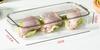 Caixa de armazenamento para alimentos congelados de plástico transparente para geladeira, com escorredor, para vegetais crocantes, novo fabricante