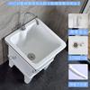 Mop Piscina Varanda tamanho pequeno Cerâmica Lavagem Mop Piscina Mop Piscina Casa de banho Banheiro Praça Automático Dreno de água