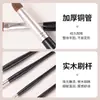 Cangzhou pincel de maquillaje 5 pinceles pequeños de pelo de caballo para sombra de ojos detalles set de pinceles para halo principiante ojo pincel súper suave