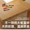 Escritorio grande largo para sala de estar, mesa grande de madera maciza, mesa de comedor rectangular, banco de trabajo, escritorio para estudio en casa y oficina estilo mid-century