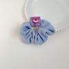 Elástico de Cabelo de Veludo Grosso Urso Morango para Outono e Inverno Temporada de Volta às Aulas, Lindo Acessório de Cabelo de Urso