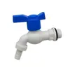 Grifo de Válvula de Bola de Plástico PP con Boquilla de Apertura Rápida para Uso en Comercio Exterior, Grifo de Plástico para Desagüe de Mopa de 1/2 Pulgada y 3/4 Pulgada