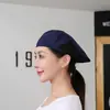 Gorro de Chef Masculino Gorra Elathe Boina de Camarero Femenina Cocina de Hotel Restaurante Hotpot Restaurante de Comida Rápida Gorra de Trabajo