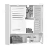 Estante de almacenamiento para pared de baño transfronterizo, gabinete de pared para baño, estante de almacenamiento en capas para el área del lavabo