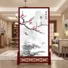 Nueva Pantalla Divisoria de Estilo Chino para Sala de Estar y Dormitorio, Pantalla Divisoria para el Hogar para Bloquear la Vista de la Sala de Estar y la Entrada, Pantalla Móvil