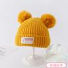 Dropshipping Chapéu de Bebê Outono e Inverno Masculino e Feminino Coreano Lã de Bebê Quente Proteção de Orelha Chapéu de Tricô Recém-nascido Criança Pequena