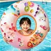 Flotador de Natación de Dibujos Animados con Lentejuelas Transfronterizo, Anillo Flotador Inflable de PVC Engrosado para Axilas de Adultos y Niños