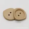 Triángulo Irregular Moda Simple Versátil Resina Colorido Abrigo Suéter Cárdigan Chaqueta de Felpa Accesorio Decorativo Botones