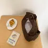 Bolsa Transversal Estilo Preguiçoso Casual Vintage Outono 2026 Estampa de Leopardo Formato Dumpling para Mulheres, Grande Capacidade Leve da Moda Bolsa de Ombro