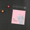 Bolsa para hornear de conejo blanco con orejas largas, venta al por mayor, bolsa para galletas, bolsa autoadhesiva sellada para alimentos