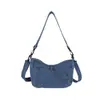 Bolso de Mezclilla Casual Chic 2026 Estilo Mori Chica Artística Bolso Cruzado Casual Moda Viaje Diario Bolso de Hombro