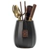 Ceremonia del Té Ébano 6 Caballeros Juego Seis Caballeros Juego de Té Accesorios Aguja de Té Cuchillo de Té Pinza para Té Tubo para Té Herramientas de Arte del Té