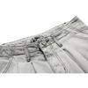Pantalones cortos vaqueros desgastados de NotBrand, estilo vintage, con bolsillos grandes, para hombre, de verano, holgados, K95216